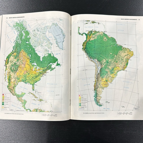 Vintage World Country Atlas Book - 1990 - Picture 6 of 11